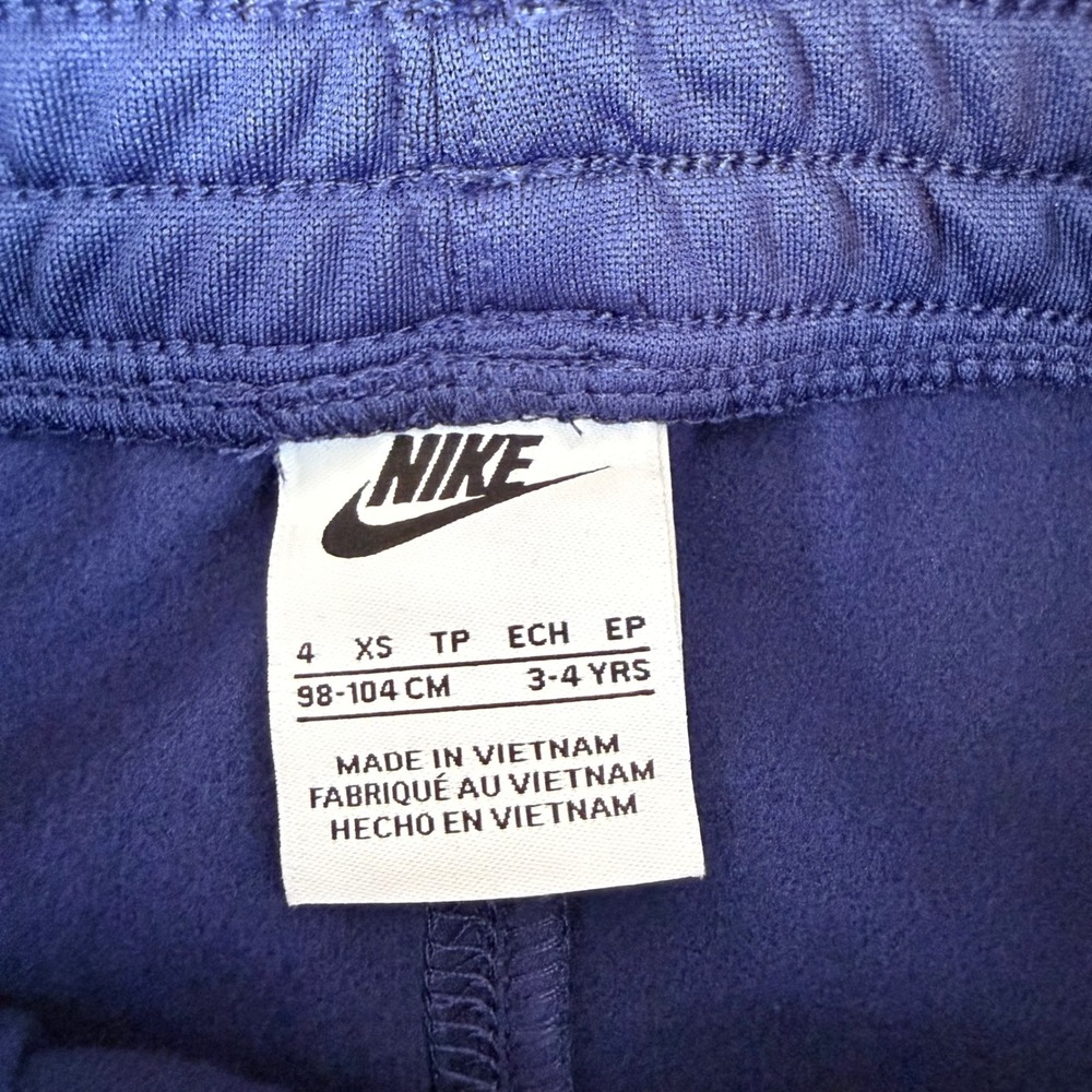 Nike Boys 2-Piece Tracksuit Set Midnight‎ Navy Orange 86M510-U90 Size 4 NEW - Picture 9 of 10